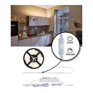 Paulmann Power Strip Set SimpLED 50 Watt 5 m warmweiß beschichtet Paulmann Power Strip Set SimpLED 50 Watt 5 m warmweiß beschichtet