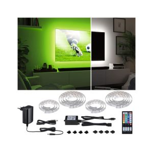 Paulmann LED-TV-Basisset MaxLED 250 65 Zoll 4,3 m 22 Watt inkl Farbwechselfunktion Paulmann LED-TV-Basisset MaxLED 250 65 Zoll 4,3 m 22 Watt inkl Farbwechselfunktion