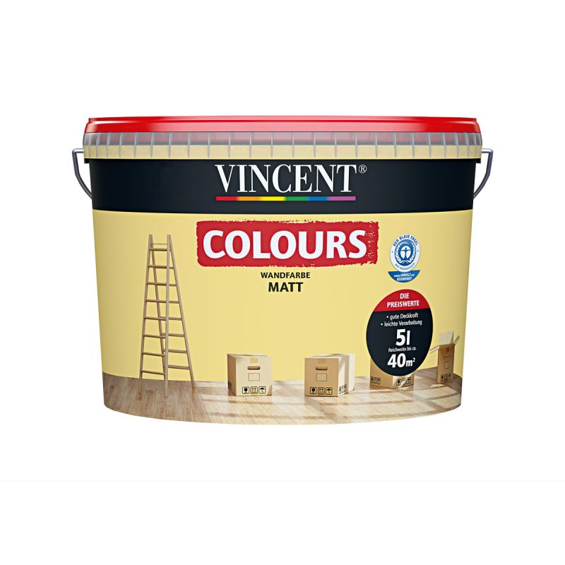 Vincent Wand- und Deckenfarbe Happiness 5 L