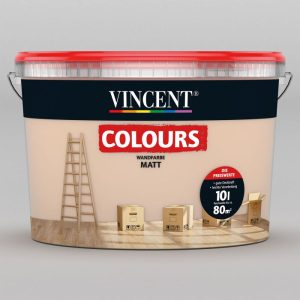Vincent Wand- und Deckenfarbe Sandy 5 L Vincent Wand- und Deckenfarbe Sandy 5 L