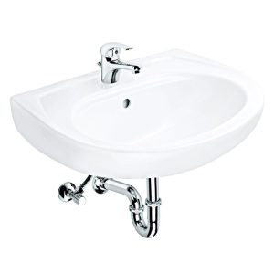 Waschtisch Combi-Set weiß inkl Einhebelmischer Waschtisch Combi-Set weiß inkl Einhebelmischer