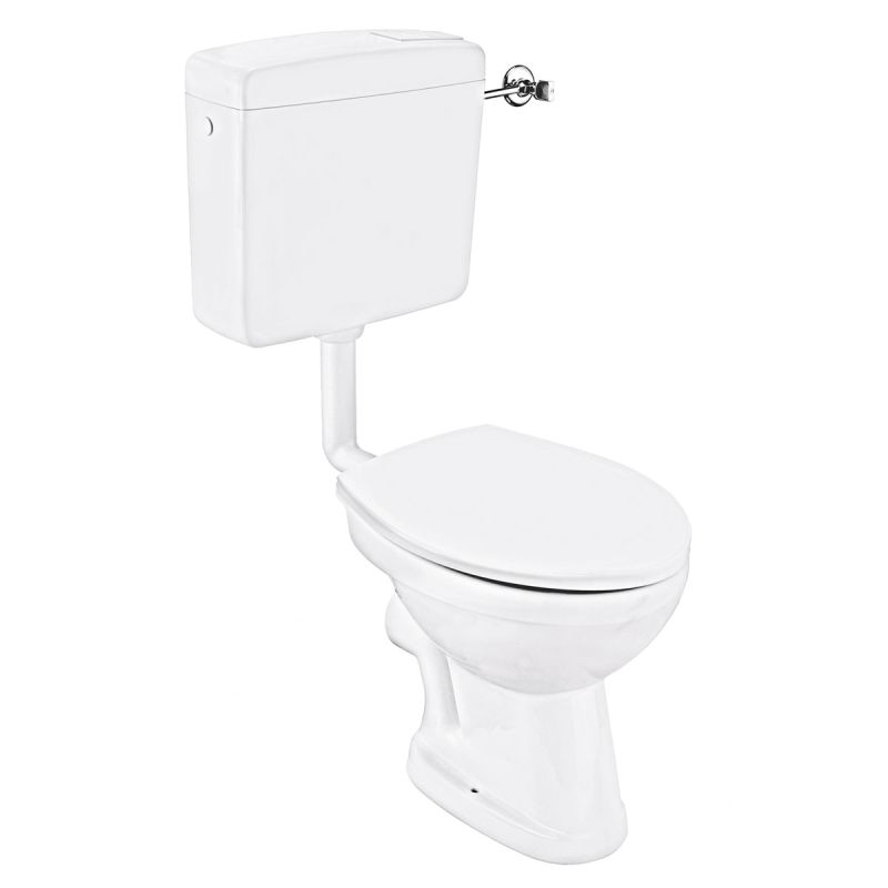 Stand-WC Set weiß