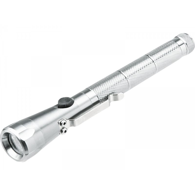 Taschenlampe Slimline mit Clip alu-anthrazit