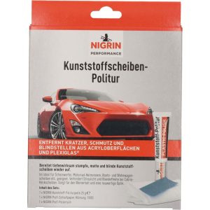 Nigrin Kunststoff-Scheibenpolitur Set 3-teilig Nigrin Kunststoff-Scheibenpolitur Set 3-teilig