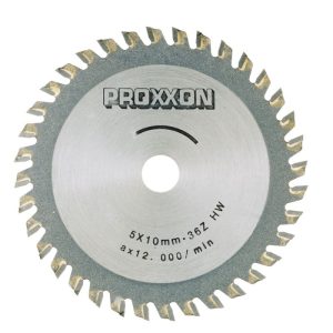 Proxxon Micromot Kreissägeblatt HM-bestückt Durchmesser 80 x 1,6 x 10 mm 36 Zähne Proxxon Micromot Kreissägeblatt HM-bestückt Durchmesser 80 x 1,6 x 10 mm 36 Zähne