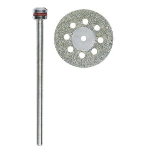 Proxxon Micromot Diamantierte Trennscheibe mit Kühllöchern Durchmesser 20 mm und 1 Träger Proxxon Micromot Diamantierte Trennscheibe mit Kühllöchern Durchmesser 20 mm und 1 Träger