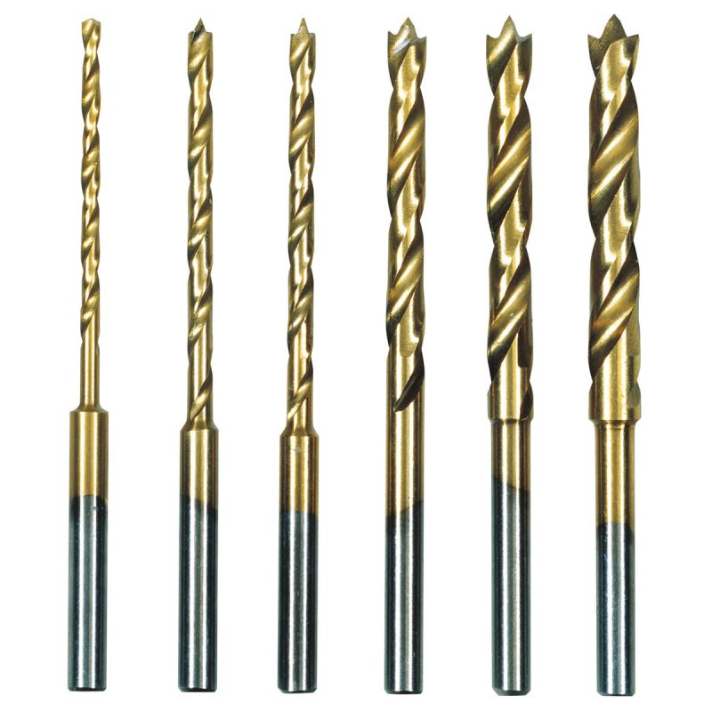 Proxxon Micromot HSS Spiralbohrersatz mit Zentrierspitze 1,5 bis 4 mm 6-teilig