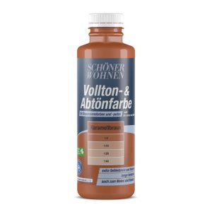 Schöner Wohnen Farbe Voll-und Abtönfarbe Karamellbraun 0,5 L