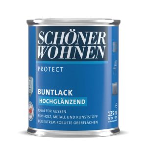 Schöner Wohnen Farbe Buntlack Protect Altweiß hochglänzend 125 ml Schöner Wohnen Farbe Buntlack Protect Altweiß hochglänzend 125 ml