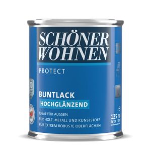Schöner Wohnen Farbe Buntlack Protect Cremeweiß hochglänzend 125 ml Schöner Wohnen Farbe Buntlack Protect Cremeweiß hochglänzend 125 ml
