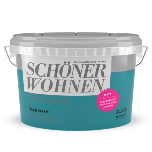 Schöner Wohnen Farbe Trendfarbe Lagune matt 2,5 L Schöner Wohnen Farbe Trendfarbe Lagune matt 2,5 L