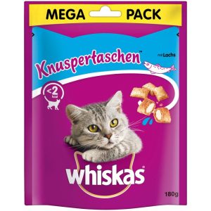 Whiskas Knuspertaschen Lachs 180g Whiskas Knuspertaschen Lachs 180g