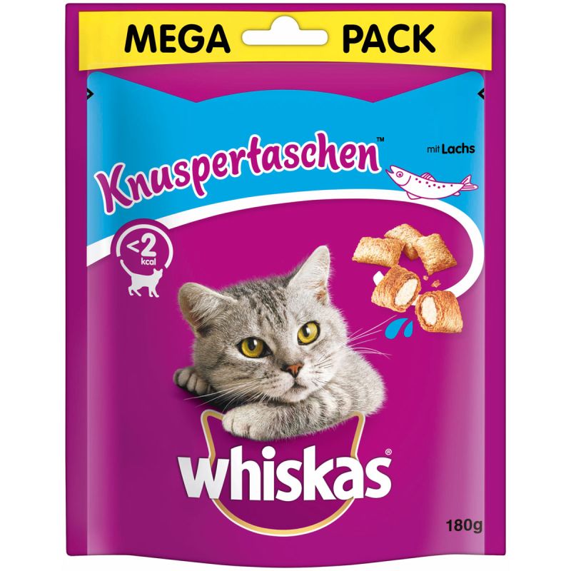 Whiskas Knuspertaschen Lachs 180g
