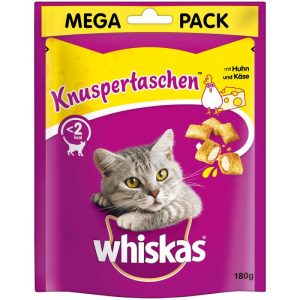 Whiskas Knuspertaschen Huhn Käse 180g Whiskas Knuspertaschen Huhn Käse 180g