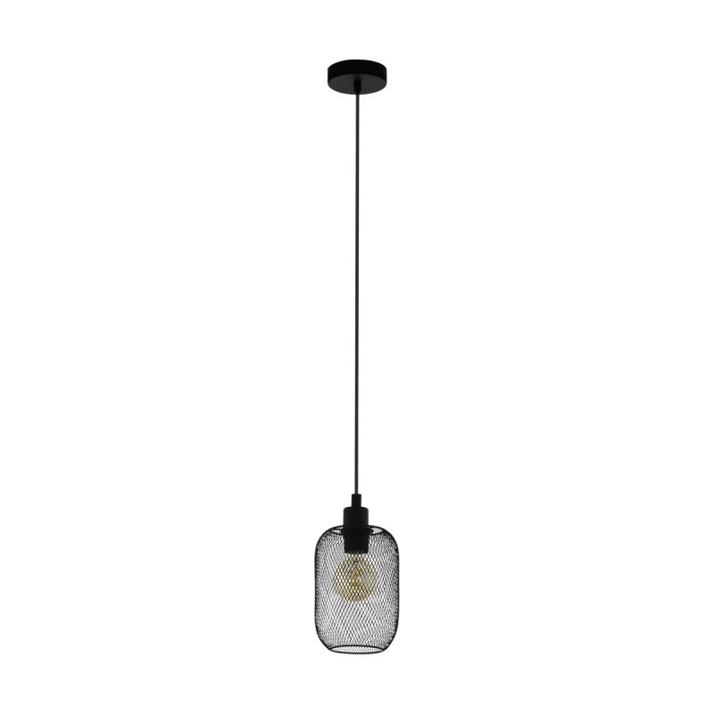 Eglo Hängeleuchte Wrington Durchmesser 15 cm schwarz