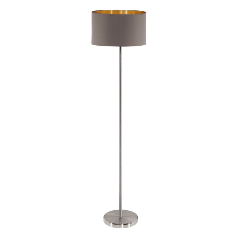 Eglo Stehleuchte Maserlo cappuccino-gold