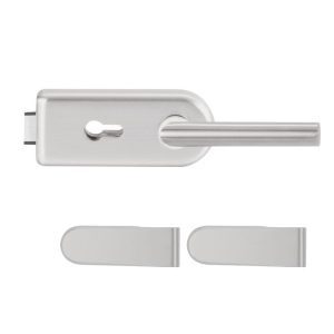 Durabil Glastürbeschlagset SKY Profilzylinder 2- teilig Bänder Alu EV1 Durabil Glastürbeschlagset SKY Profilzylinder 2- teilig Bänder Alu EV1