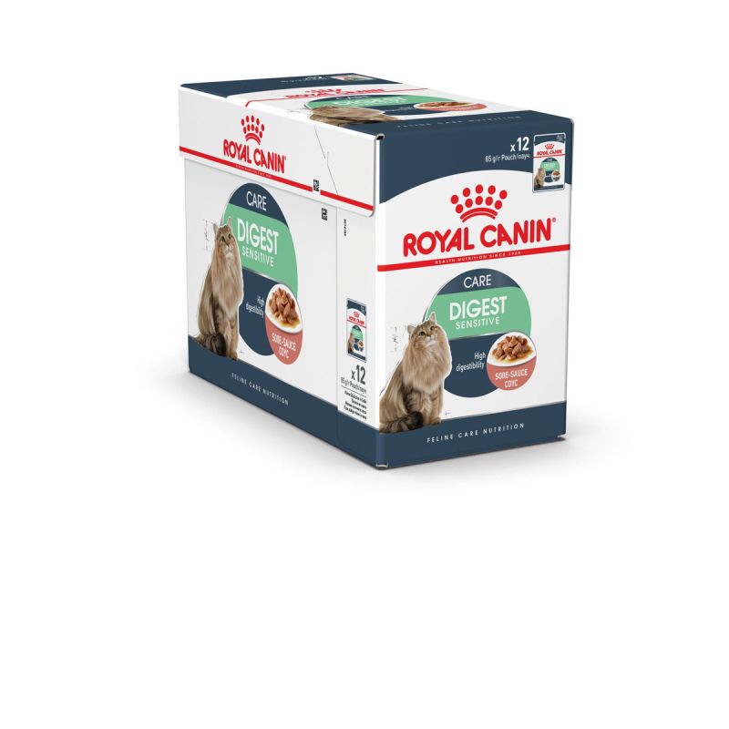Royal Canin  Feline Care Nutrition Digest Sensitive in Gelee 12 x 85 g Frischebeutel