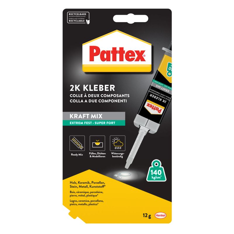 Pattex 2K-Epoxidharz Kraft-Mix Extrem Fest 12 g