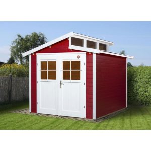 Weka Gartenhaus 226 267 x 261 x 252 cm rot Weka Gartenhaus 226 267 x 261 x 252 cm rot
