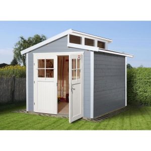 Weka Gartenhaus 226 267 x 261 x 252 cm grau Weka Gartenhaus 226 267 x 261 x 252 cm grau