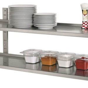 Bartscher Wandregal Set, 1200×355 komplett Bartscher Wandregal Set, 1200×355 komplett