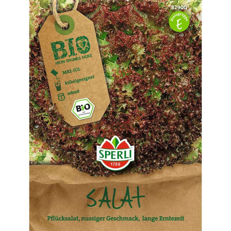 Bio-Pflücksalat rot