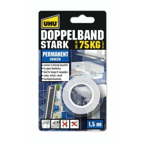 UHU Doppelband stark 1,5 m x 19 mm UHU Doppelband stark 1,5 m x 19 mm