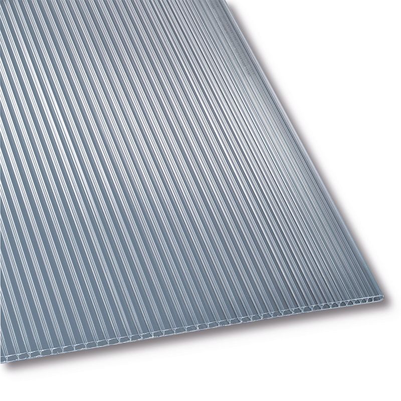 Hohlkammerplatte transparent 200 x 105 x 0,45 cm
