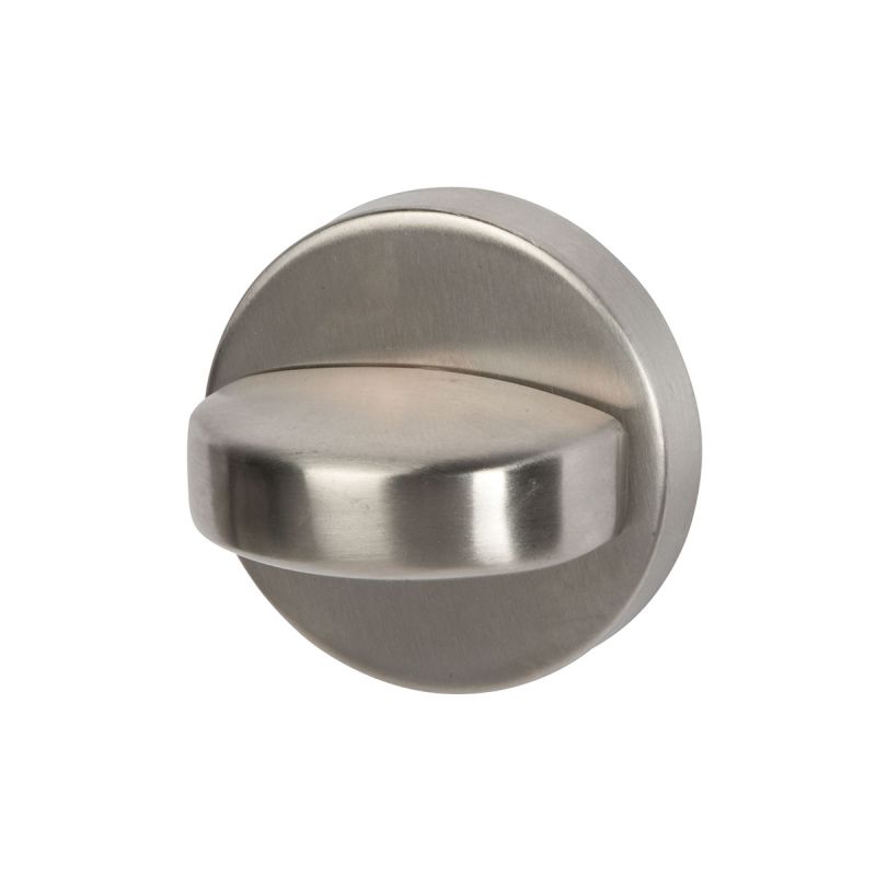 Alpertec WC-Rosette mit Sperrriegel Edelstahl