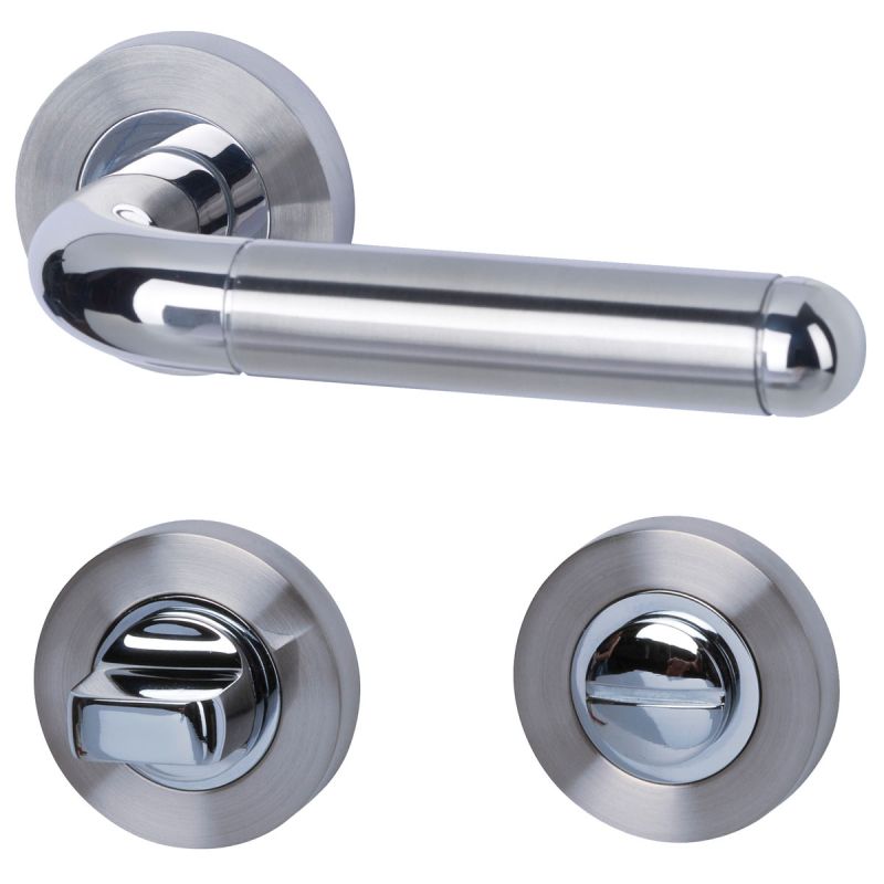 Alpertec Rosettengarnitur Solid 4-R für WC