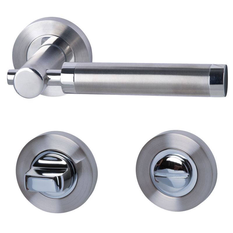 Alpertec Rosettengarnitur Solid 3-R für WC