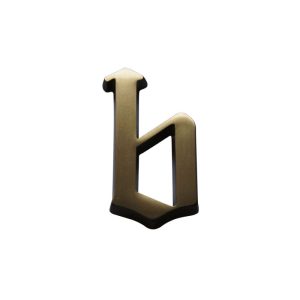 Alpertec Buchstabe b brüniert Alpertec Buchstabe b brüniert