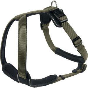 Hunter  Dog Geschirr Neopren oliv/schwarz L