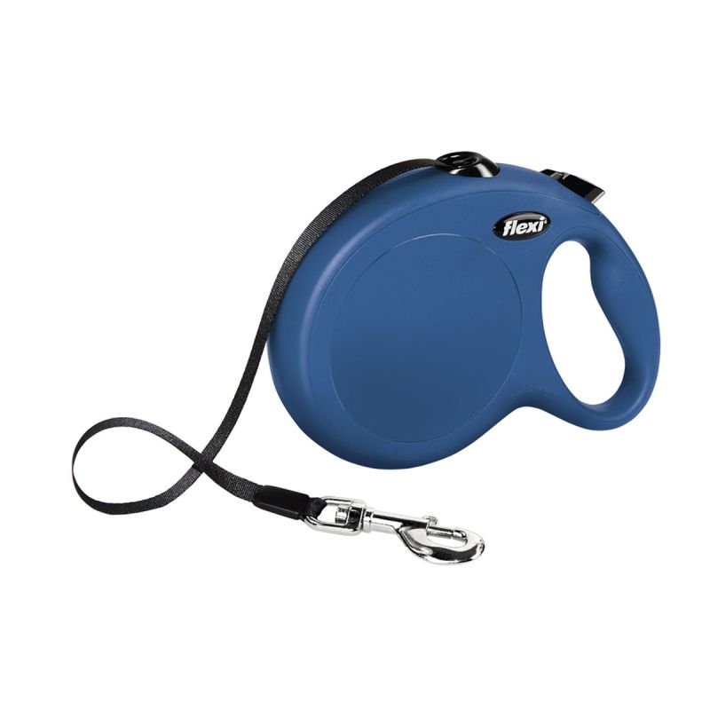 Flexi Dog Gurt-Leine New Classic blau L 8m/50kg