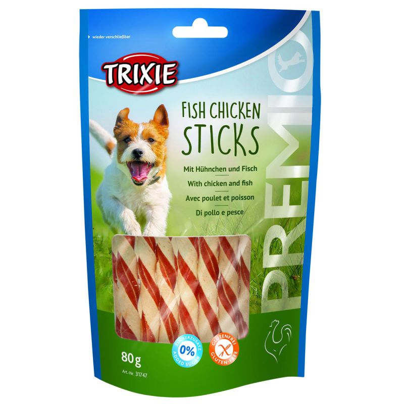 Trixie Premio Fish Chicken Sticks 80g