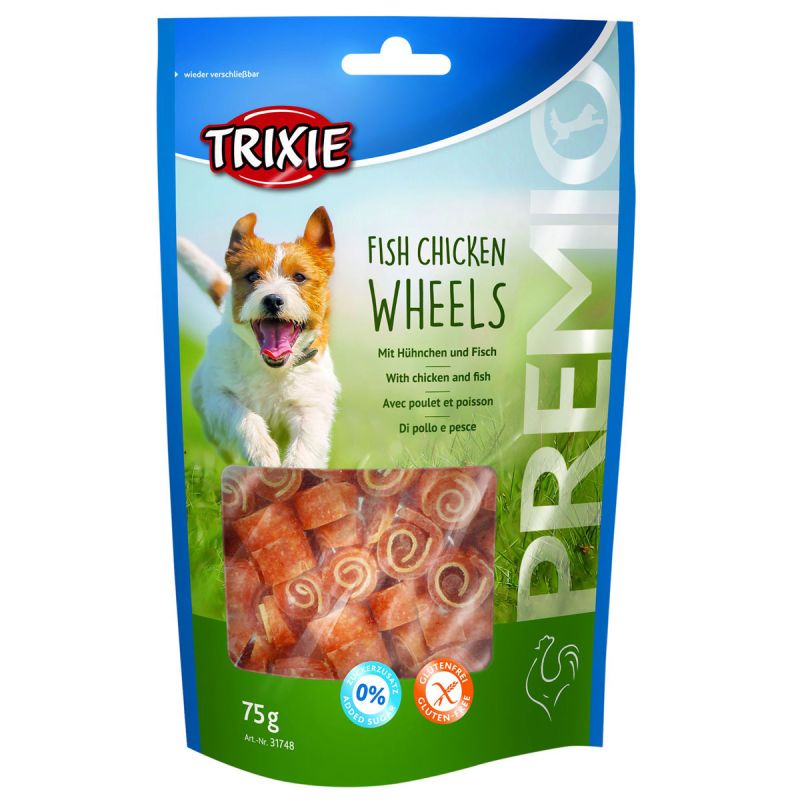 Trixie Premio Fish Chicken Wheels 75g