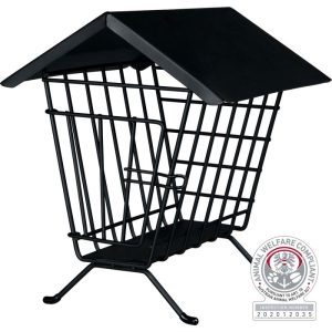 Trixie Heuraufe zum Aufstellen mit Dach 20 x 23 x 20 cm schwarz