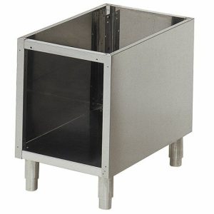 Edelstahl Untergestell offen für Kochgeräte Serie 650, Breite 400mm Edelstahl Untergestell offen für Kochgeräte Serie 650, Breite 400mm