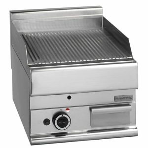 MASTRO Gas-Grillplatte, gerillt, Breite 400mm, Tiefe 650mm, kW 5,7 MASTRO Gas-Grillplatte, gerillt, Breite 400mm, Tiefe 650mm, kW 5,7