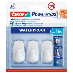 Tesa Haken Powerstrips Waterproof Small Tesa Haken Powerstrips Waterproof Small