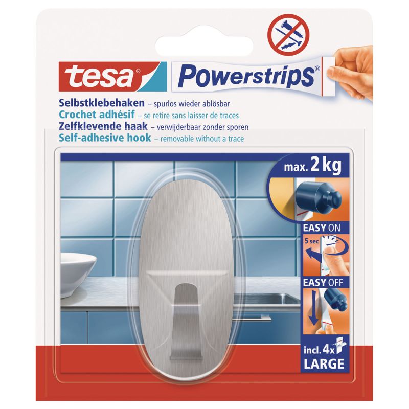 Tesa Haken Powerstrips LargeOval