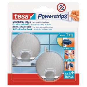 Tesa Haken Powerstrips Small Rund Metall Tesa Haken Powerstrips Small Rund Metall