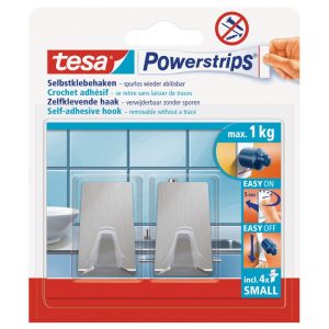 Tesa Haken Powerstrips Small Rechteckig Metall Tesa Haken Powerstrips Small Rechteckig Metall