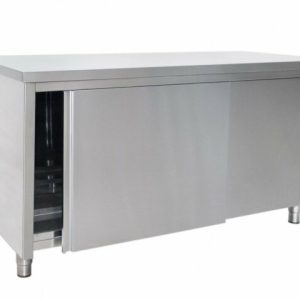 SARO Edelstahlschrank Schiebetür, 700 mm Tiefe, Breite 1000mm SARO Edelstahlschrank Schiebetür, 700 mm Tiefe, Breite 1000mm
