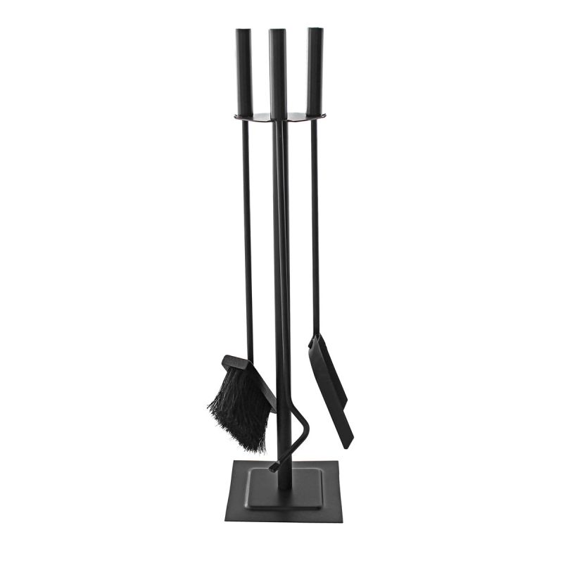 MyFireTool Kaminbesteck schwarz 3-tlg