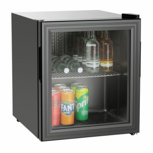BARTSCHER Glastürenkühlschrank 46 Liter, 435x480x520mm BARTSCHER Glastürenkühlschrank 46 Liter, 435x480x520mm