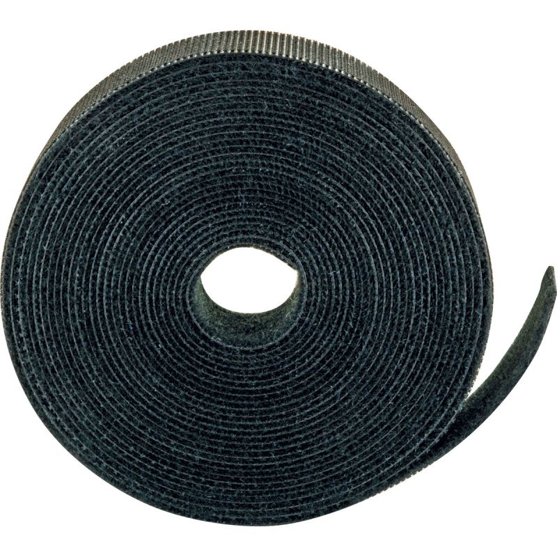 Schwaiger Klettband-Rolle 3 m schwarz