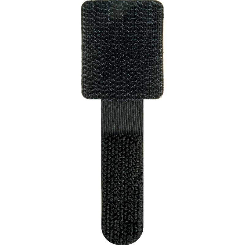 Schwaiger Klett-Wandclip 10-teilig schwarz