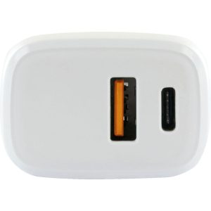 Schwaiger Schnell-Ladegerät mit USB und USBC Anschluss Schwaiger Schnell-Ladegerät mit USB und USBC Anschluss